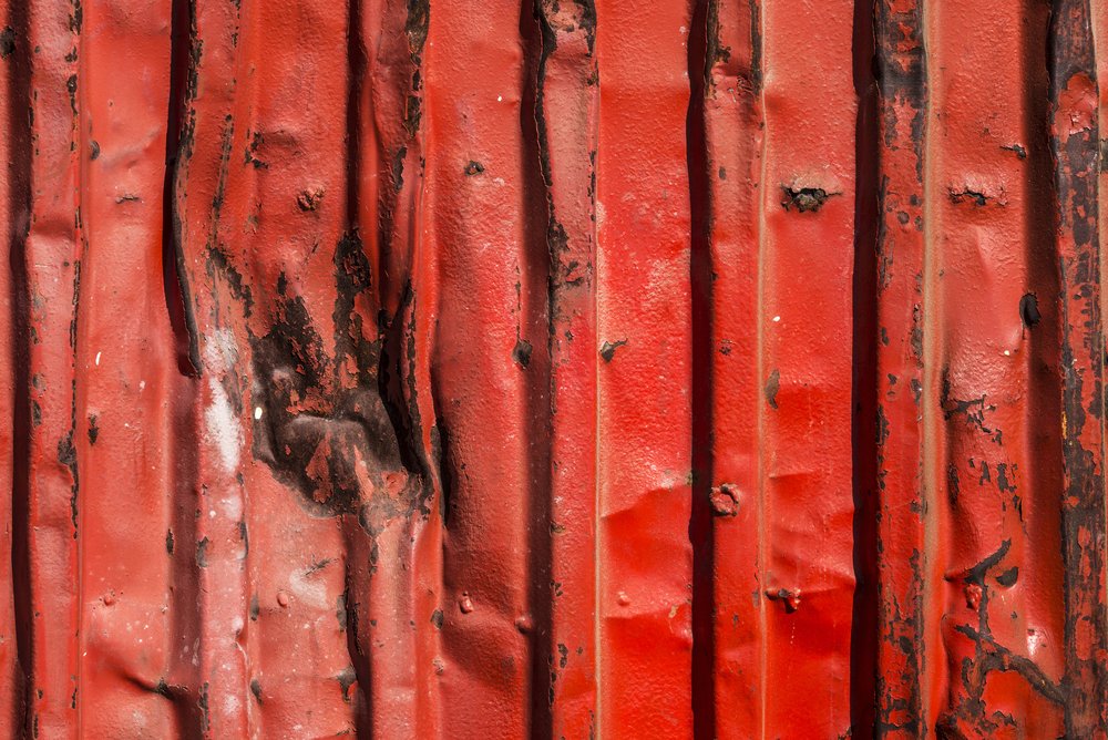 Damaged Shipping Container