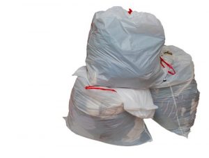 bags of used credential clothing